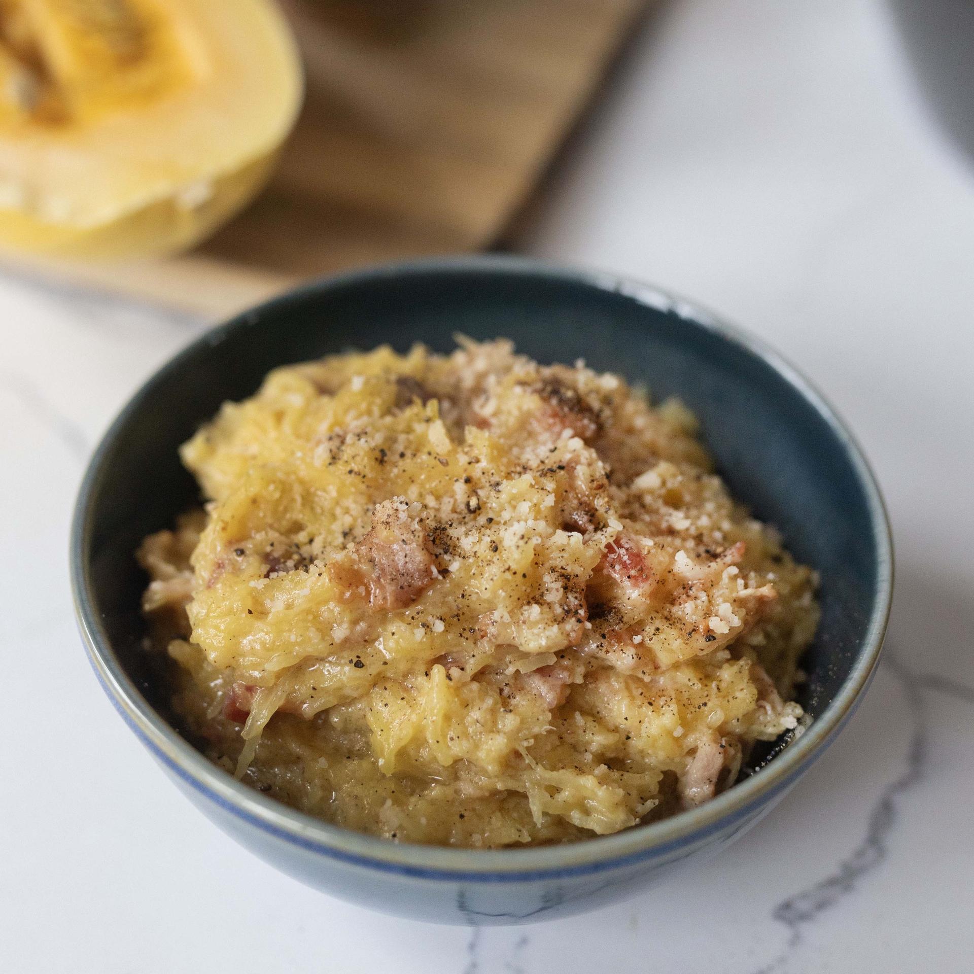 Spaghetti Squash Carbonara