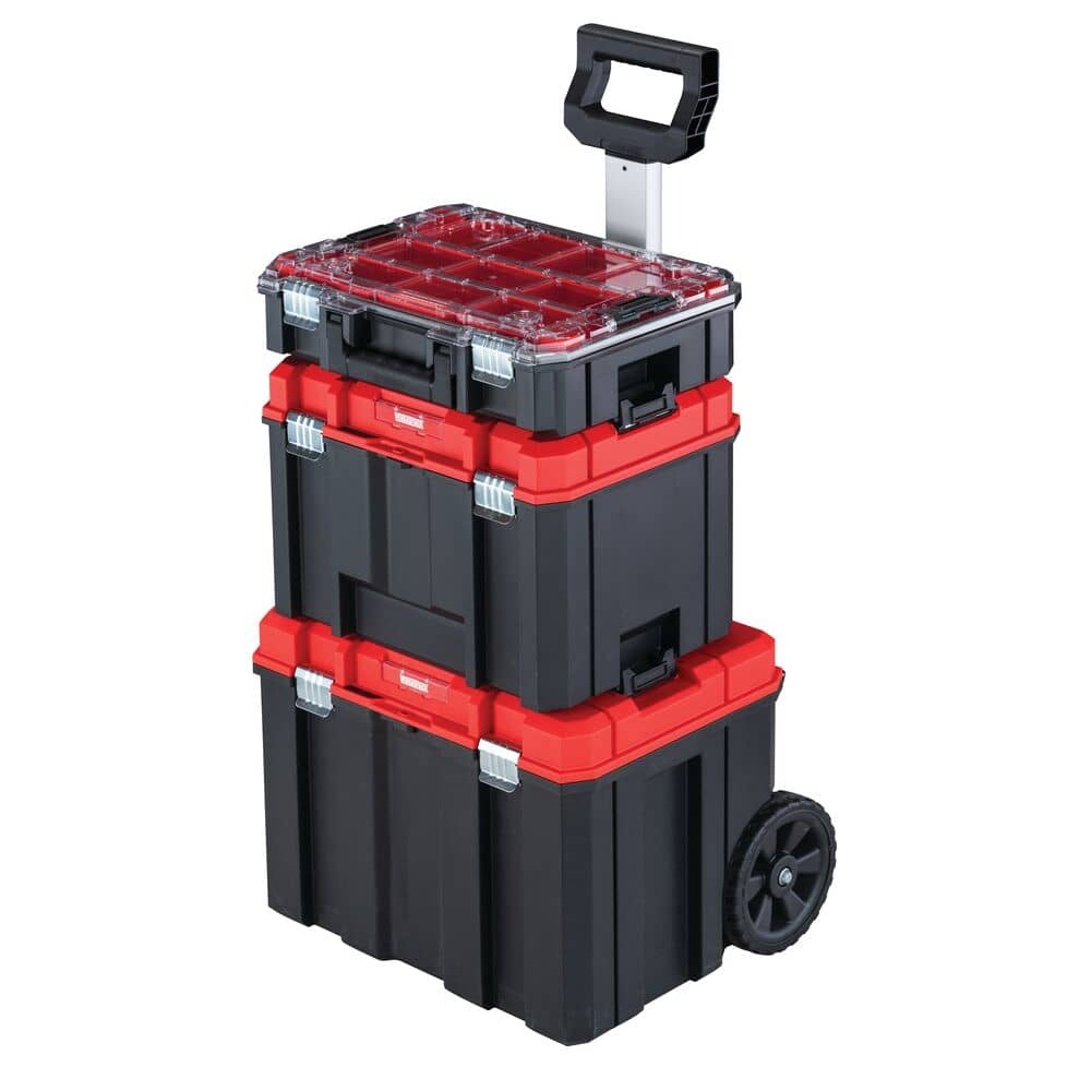 VERSASTACK™ System Tower With Middle Deep Tool Box And Organizer