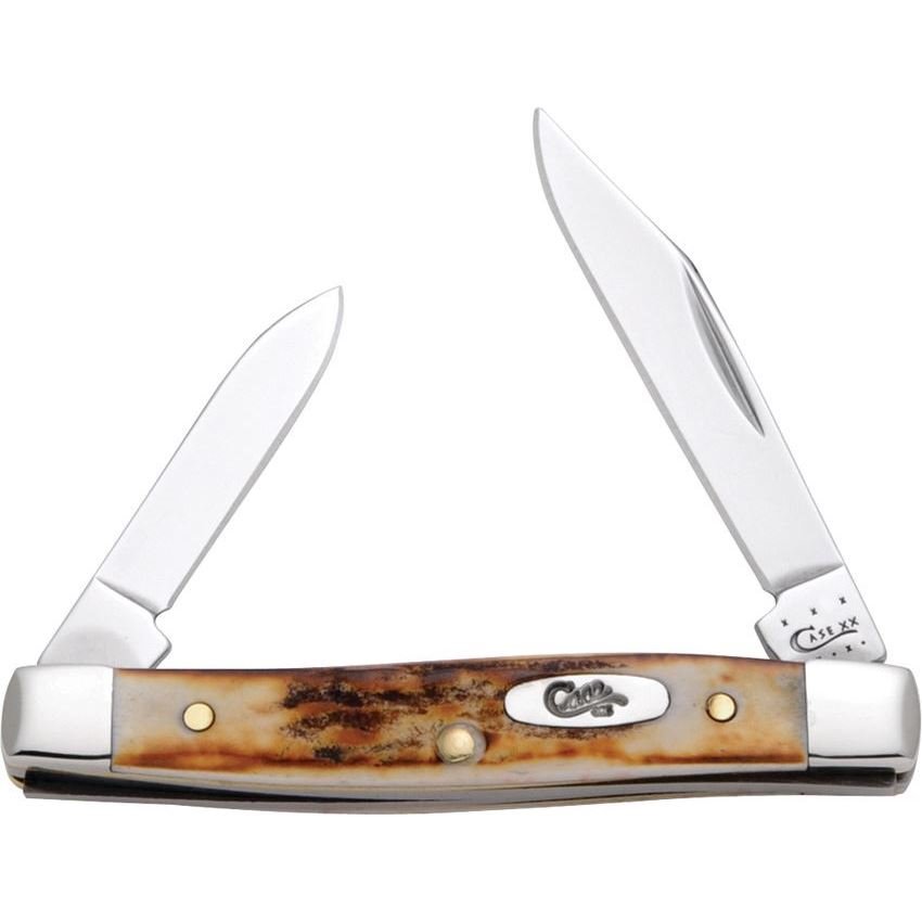 Case 088 Small Pen Folding Pocket Knife with Stag Handle