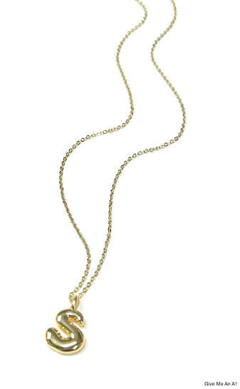 Image of TAKEOVER - Give Me an A! Necklace by B.B. Lila