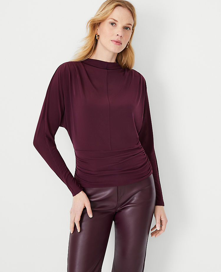 Drape Neck Dolman Top