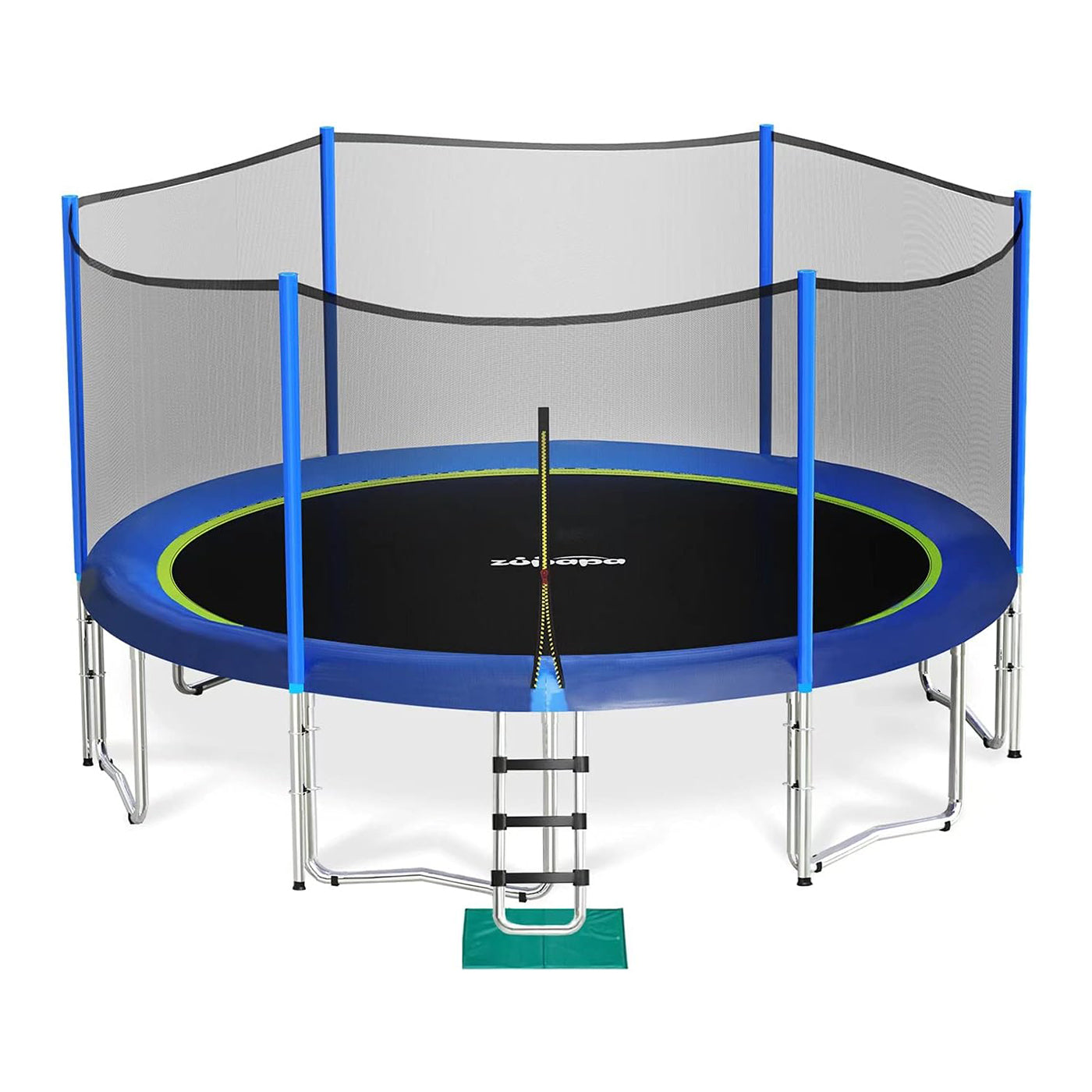 2023 Zupapa Saffun Outdoor Blue Trampoline With Enclosure