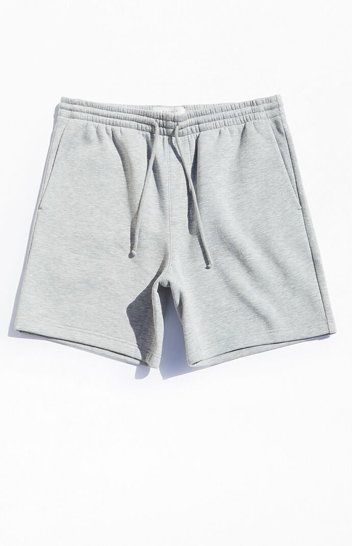 Image: Fleece Grey Sweat Shorts