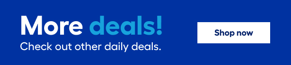 More deals! Check out other daily deals.