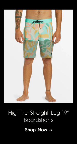 Highline Straight Leg 19" Boardshorts