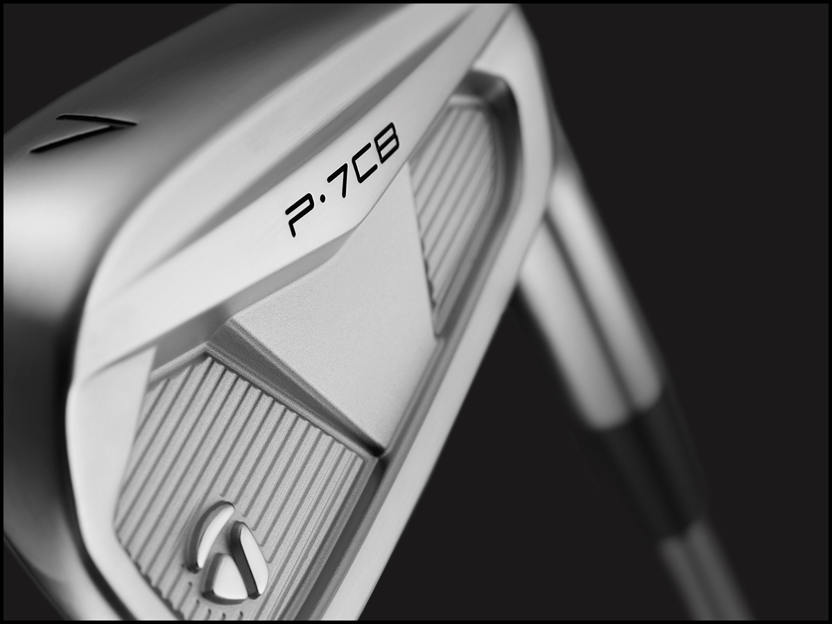 Close-up Macro studio shot of the all-new P7CB 7 iron 