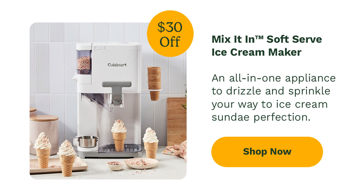 Mix It In™ Soft Serve Ice Cream Maker