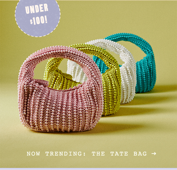 Under $100. Shop the Tate bag.