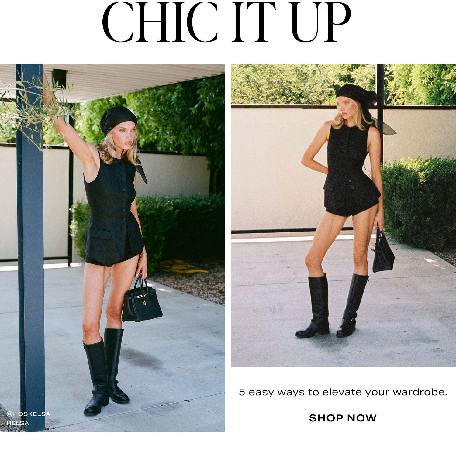 Chic It Up. Shop Now. 