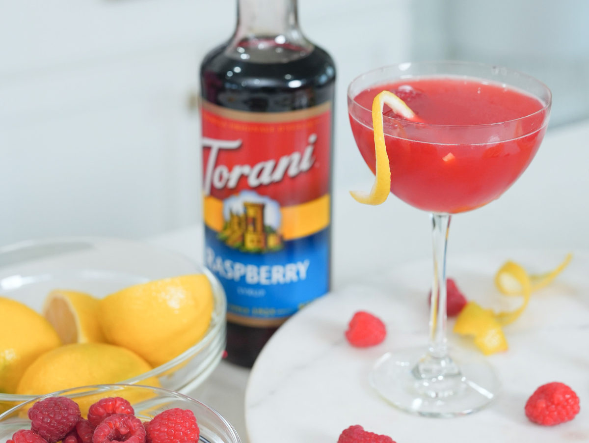 raspberry gimlet