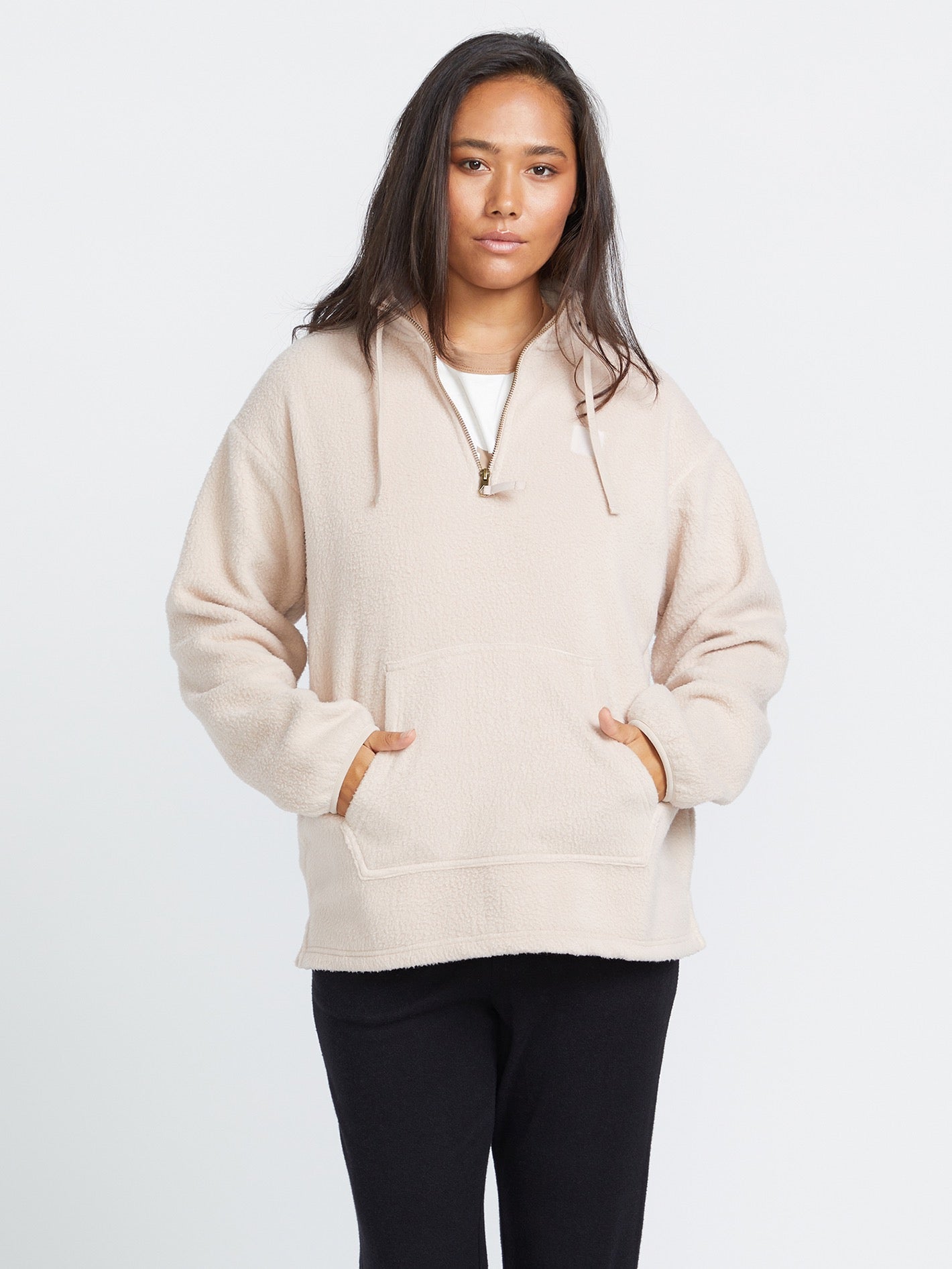 Image of Pheelin Phresh Mock Neck Sweatshirt - Mushroom