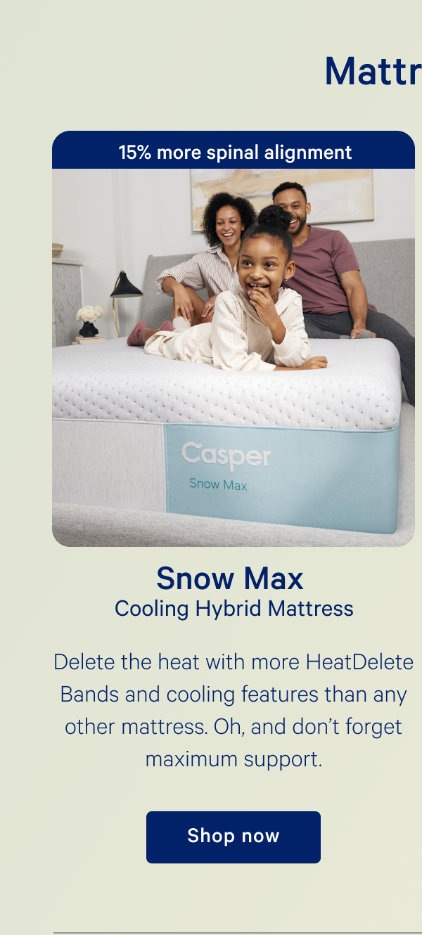 Snow Max Cooling Hybrid Mattress >> Shop now >>