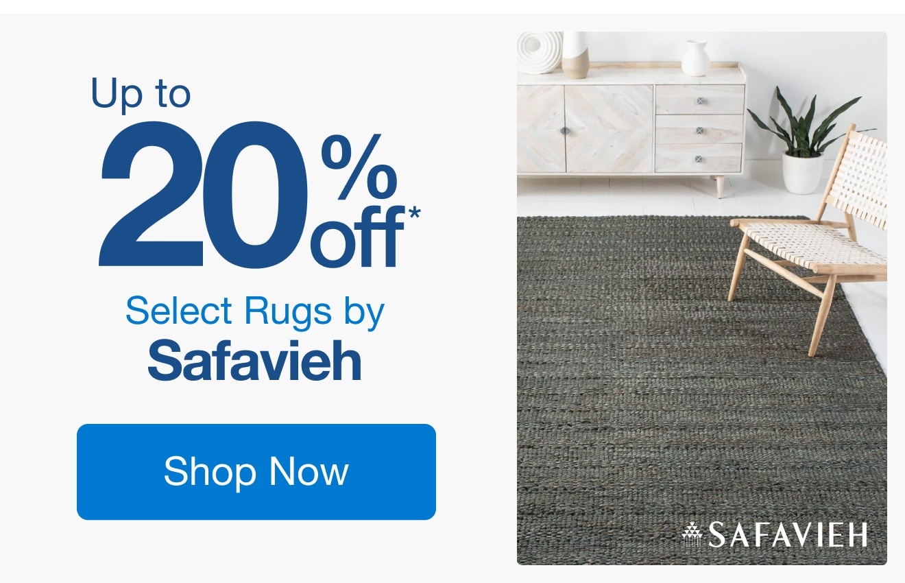 Up to 20% off Select Rugs by Safavieh*