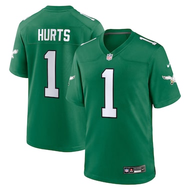  Nike Jalen Hurts Kelly Green  Alternate Game Player Jersey