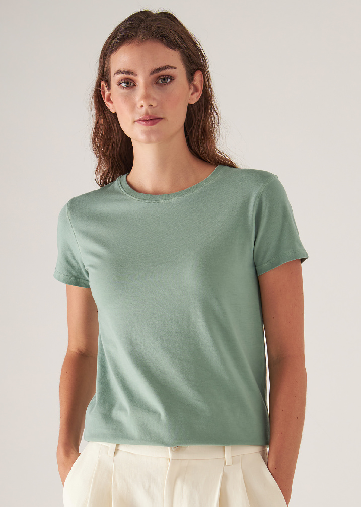 SUBLIME REACTIVE PIMA COTTON STRETCH SLIM T-SHIRT