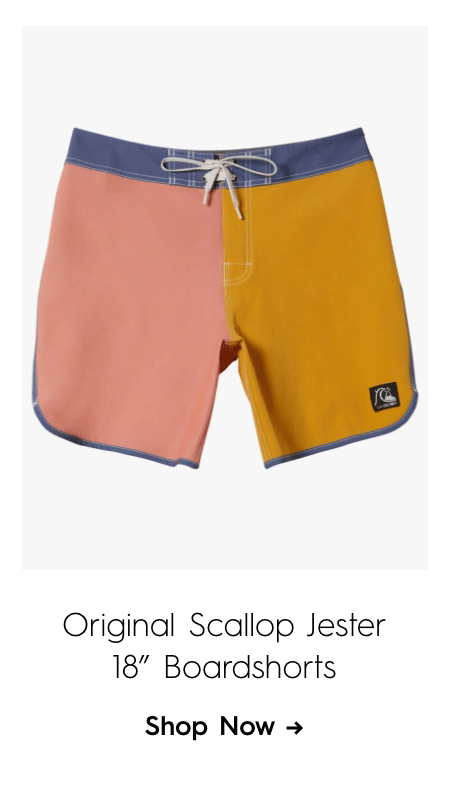 Original Scallop Jester 18" Boardshorts