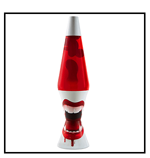 Bitten Vampire Lava Lamp - 17 Inch