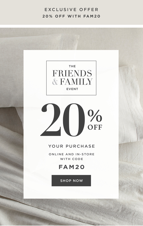 The Friends & Family Event