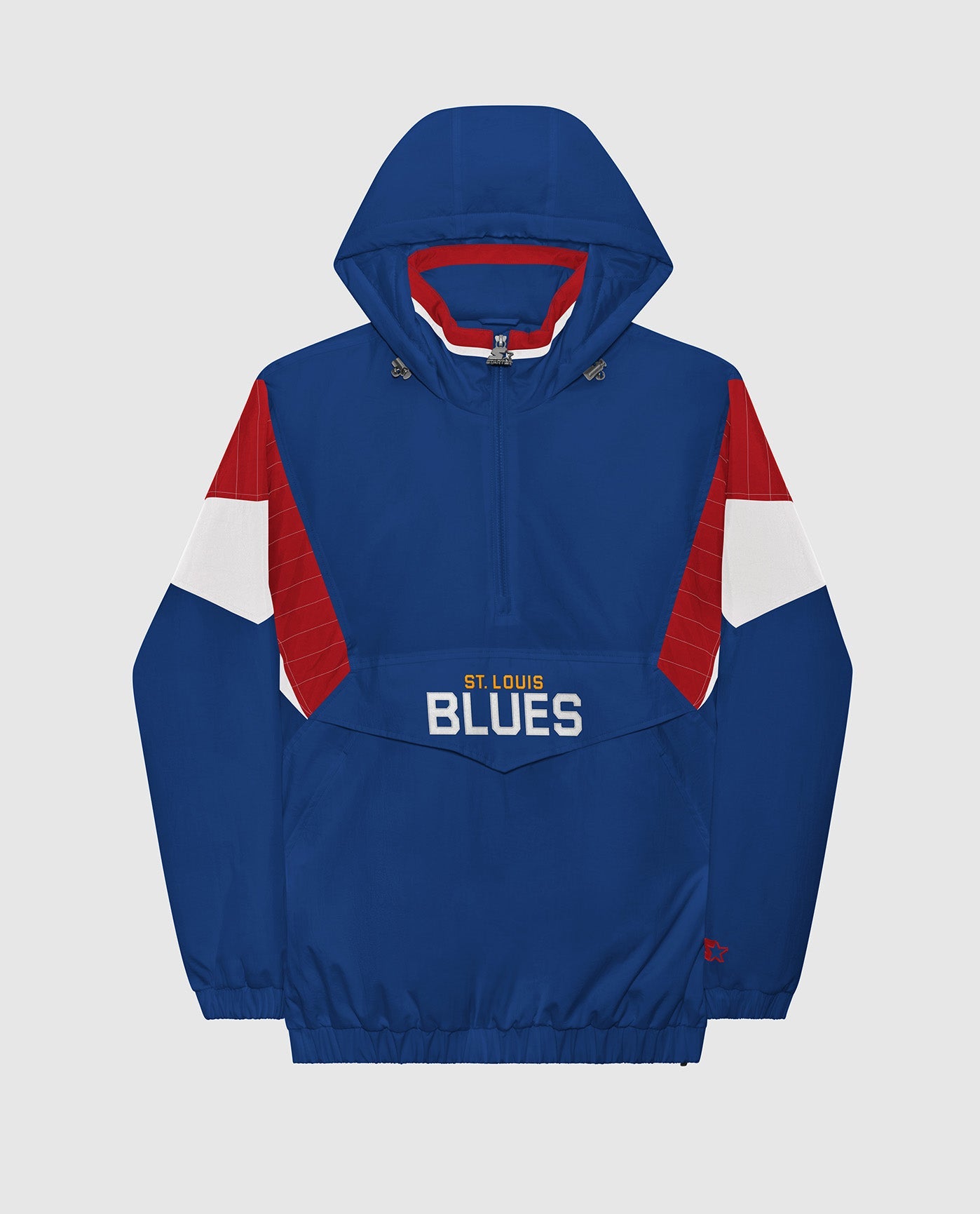 Image of St. Louis Blues Breakaway Nylon Half-Zip Jacket