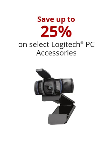 Save up to 25% on select Logitech PC Accessories