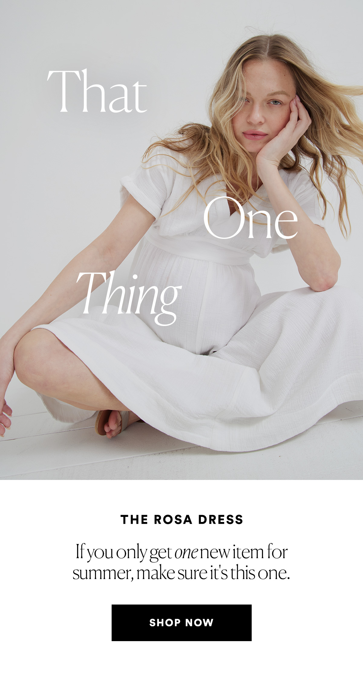 That One Thing - SHOP THE ROSA DRESS>>