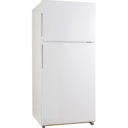 Avanti 18 CuFt Apartment Size Top Mount Refrigerator in White