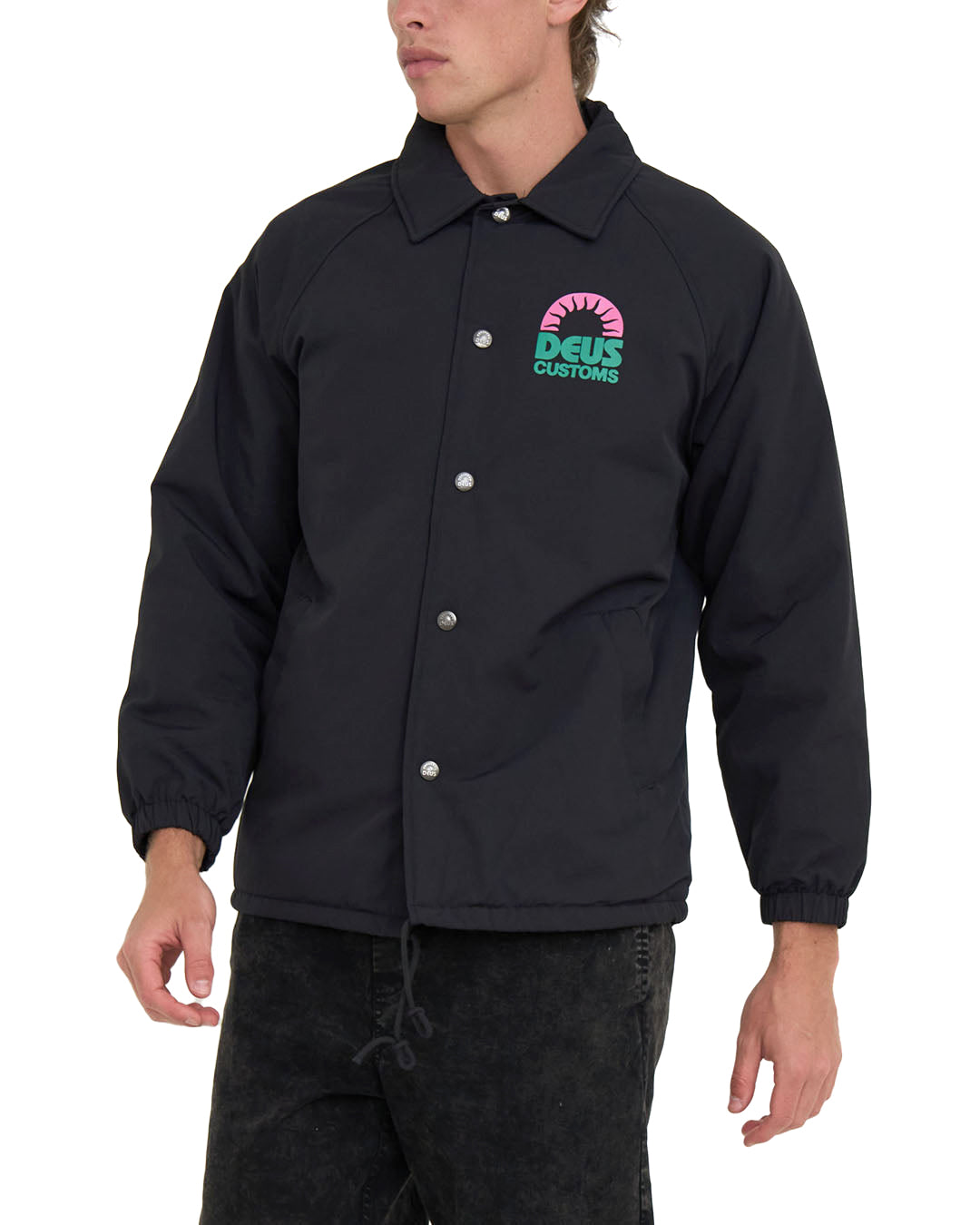 Image of Melodies Coach Jacket - Anthracite