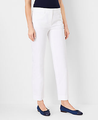 The Relaxed Cotton Ankle Pant