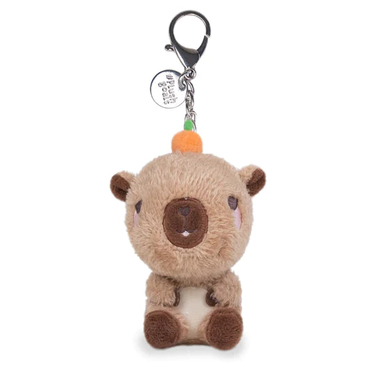 Cuddle Barn 3 Inch Camden the Calm Capybara Kawaii Plush Clip