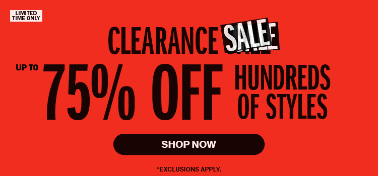 Up to 75% off clearance | Shop Now