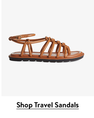 An ankle-strap sandal.