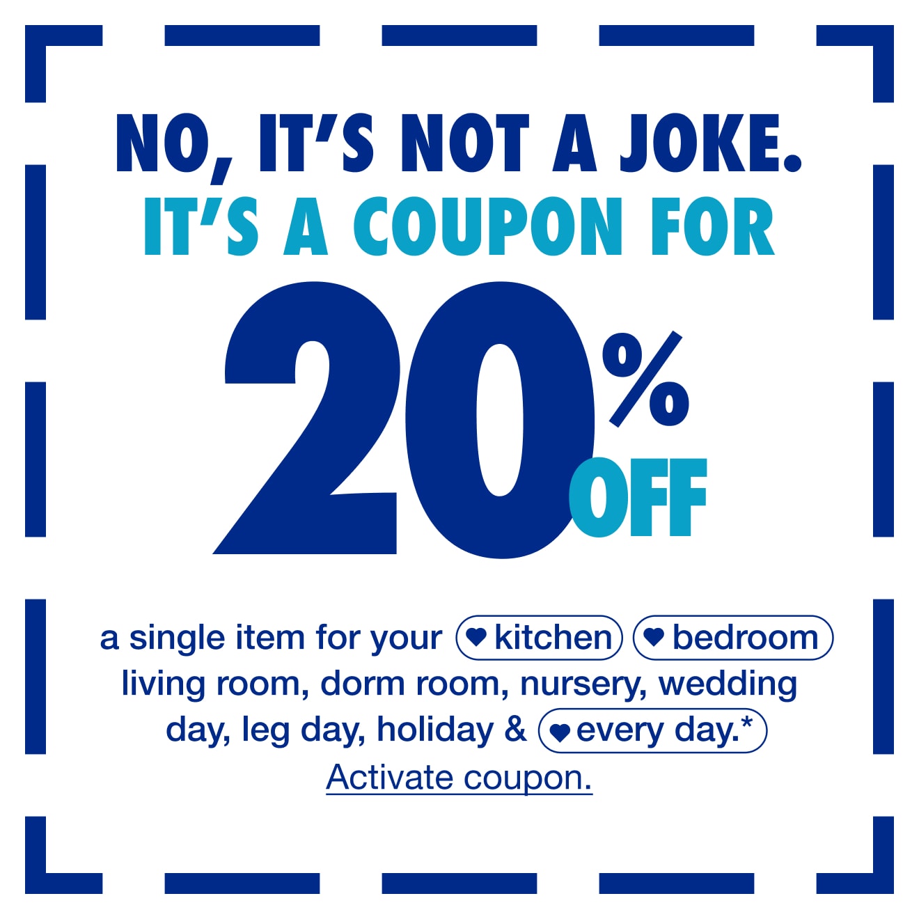 20% Off a Single Item â€” Shop Now!