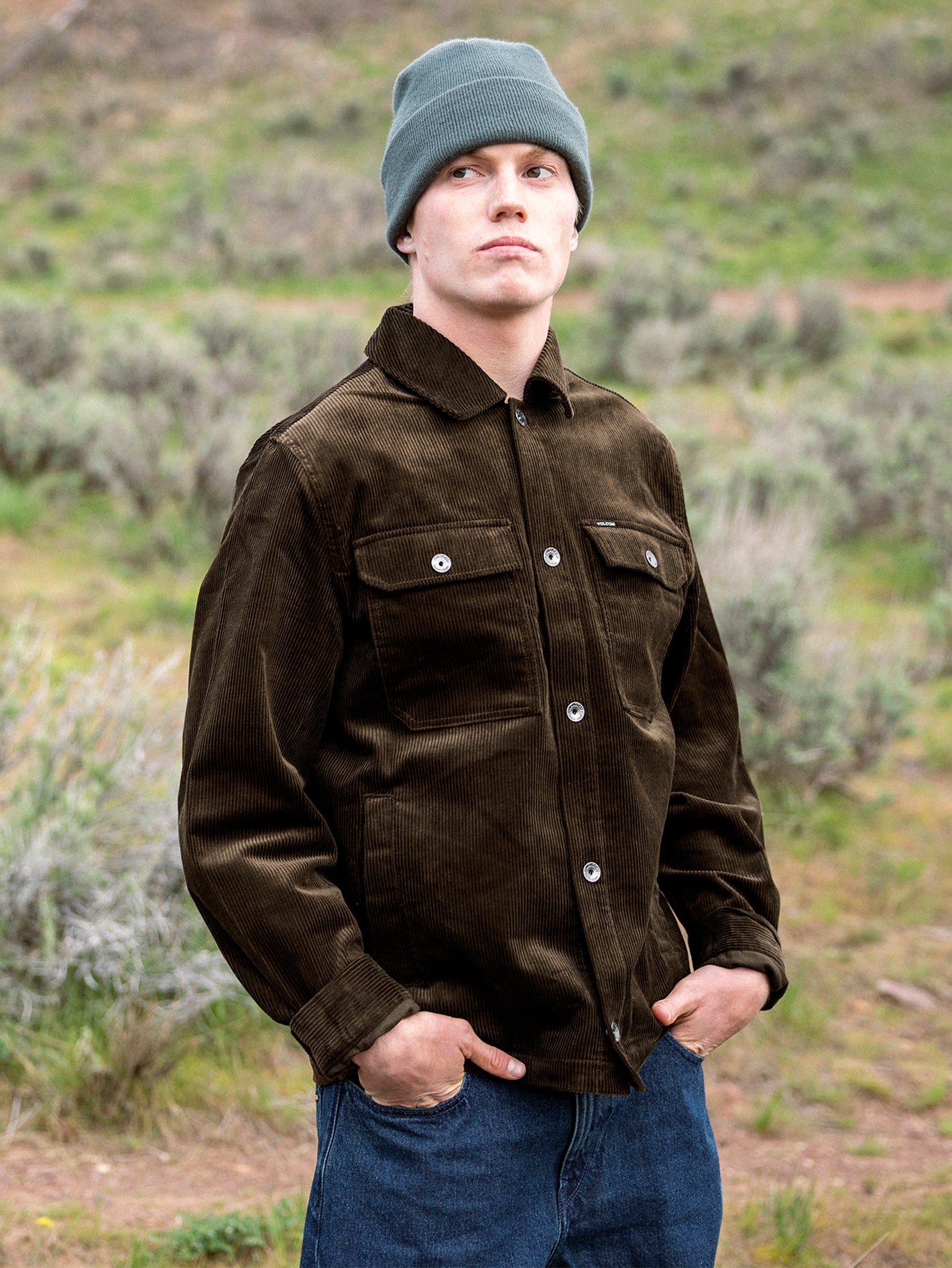 Image of Likeaton Corduroy Jacket - Wren