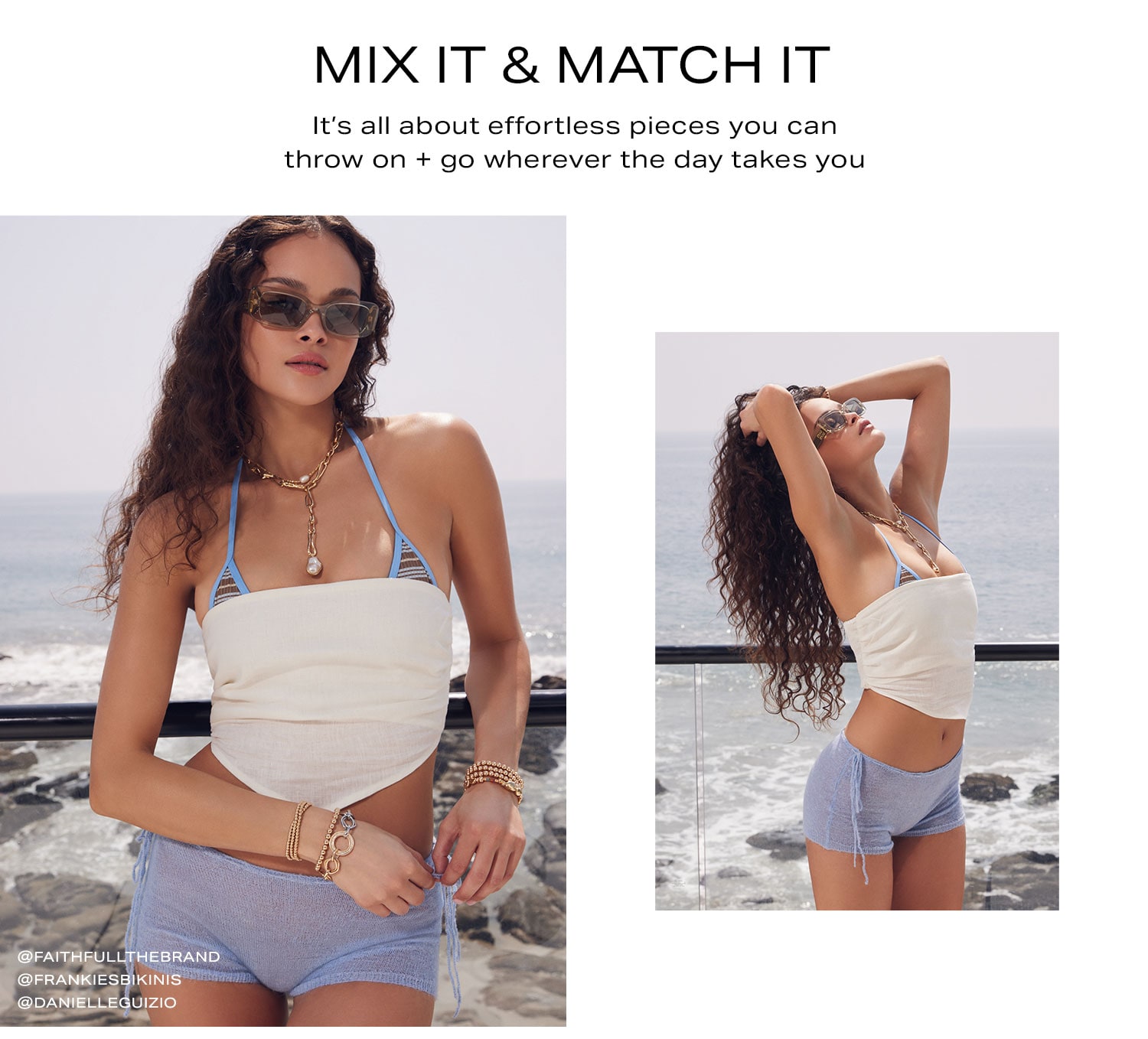 Mix It & Match It: It’s all about effortless pieces you can throw on + go wherever the day takes you - Shop Now