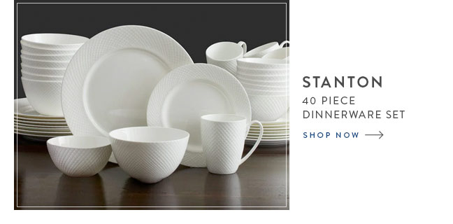 Shop Stanton 40 Piece Dinnerware Set