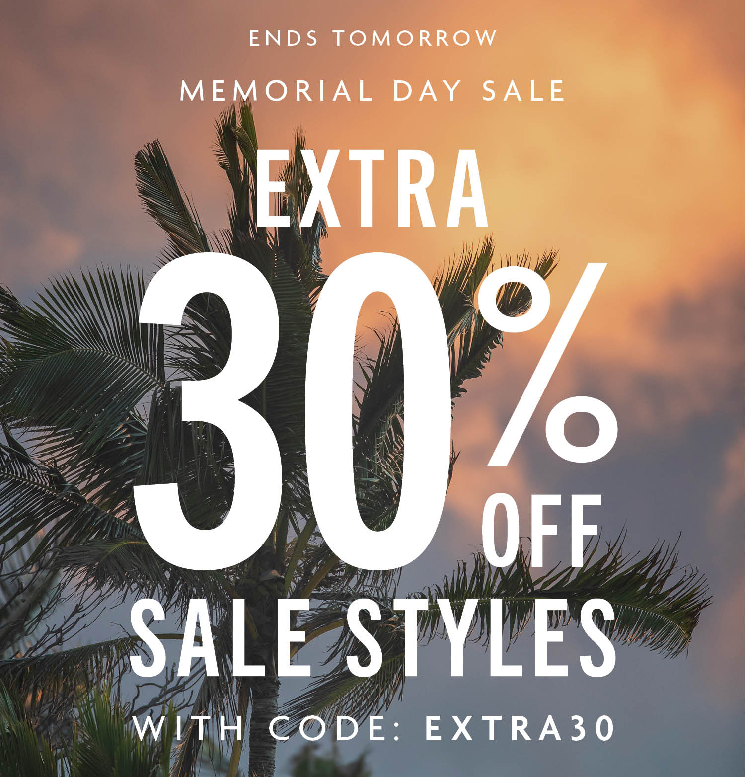 Shop Extra 30% Off Sale Styles