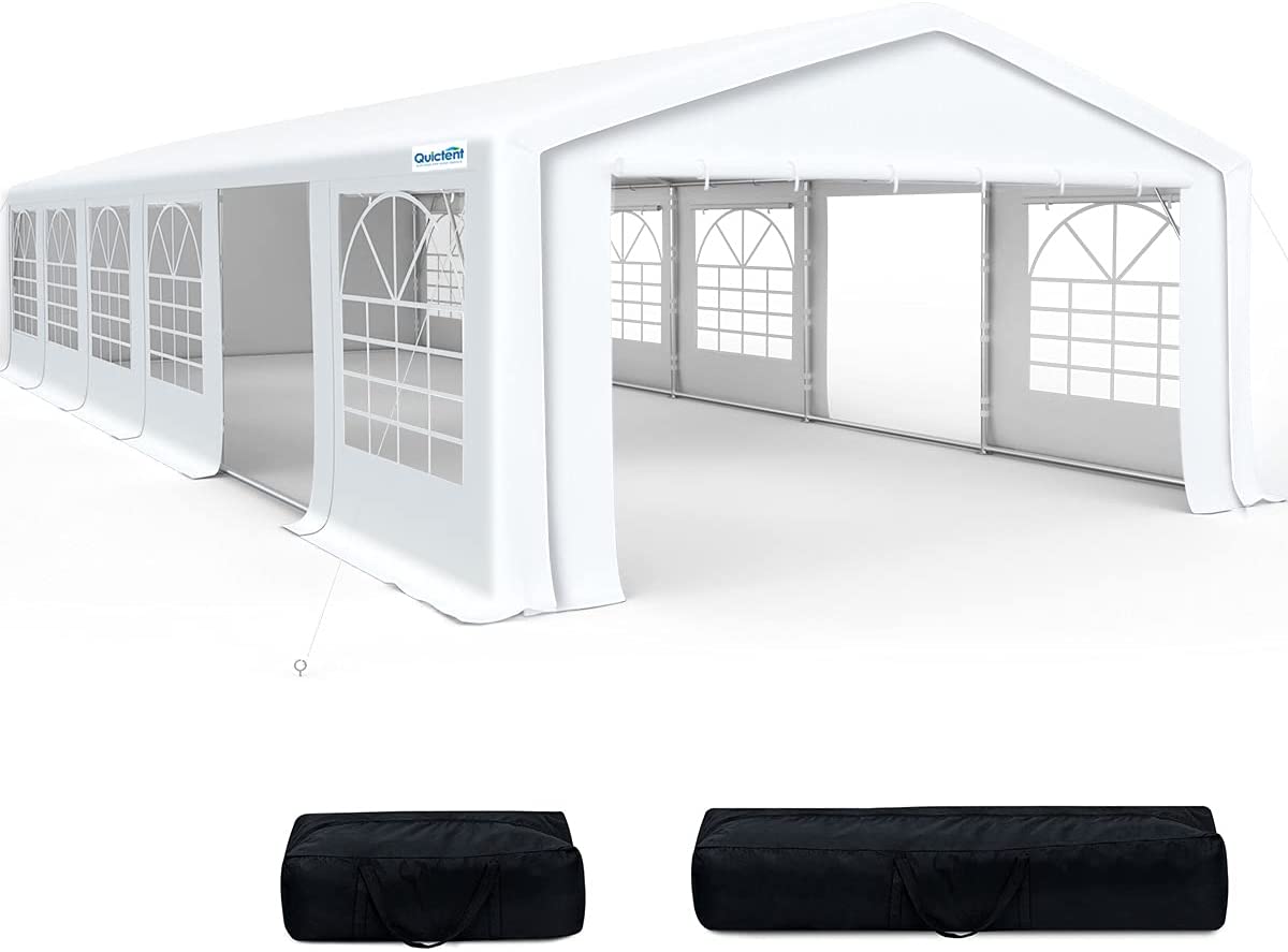 Quictent 20x40/20x32/16x32/13x26 White Party Tent