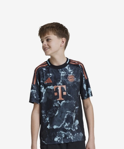 adidas Bayern Munich Away Shirt 2024 2025 Juniors