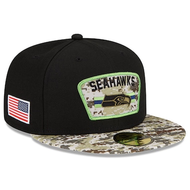  New Era Black/Camo  2021 Salute To Service 59FIFTY Fitted Hat