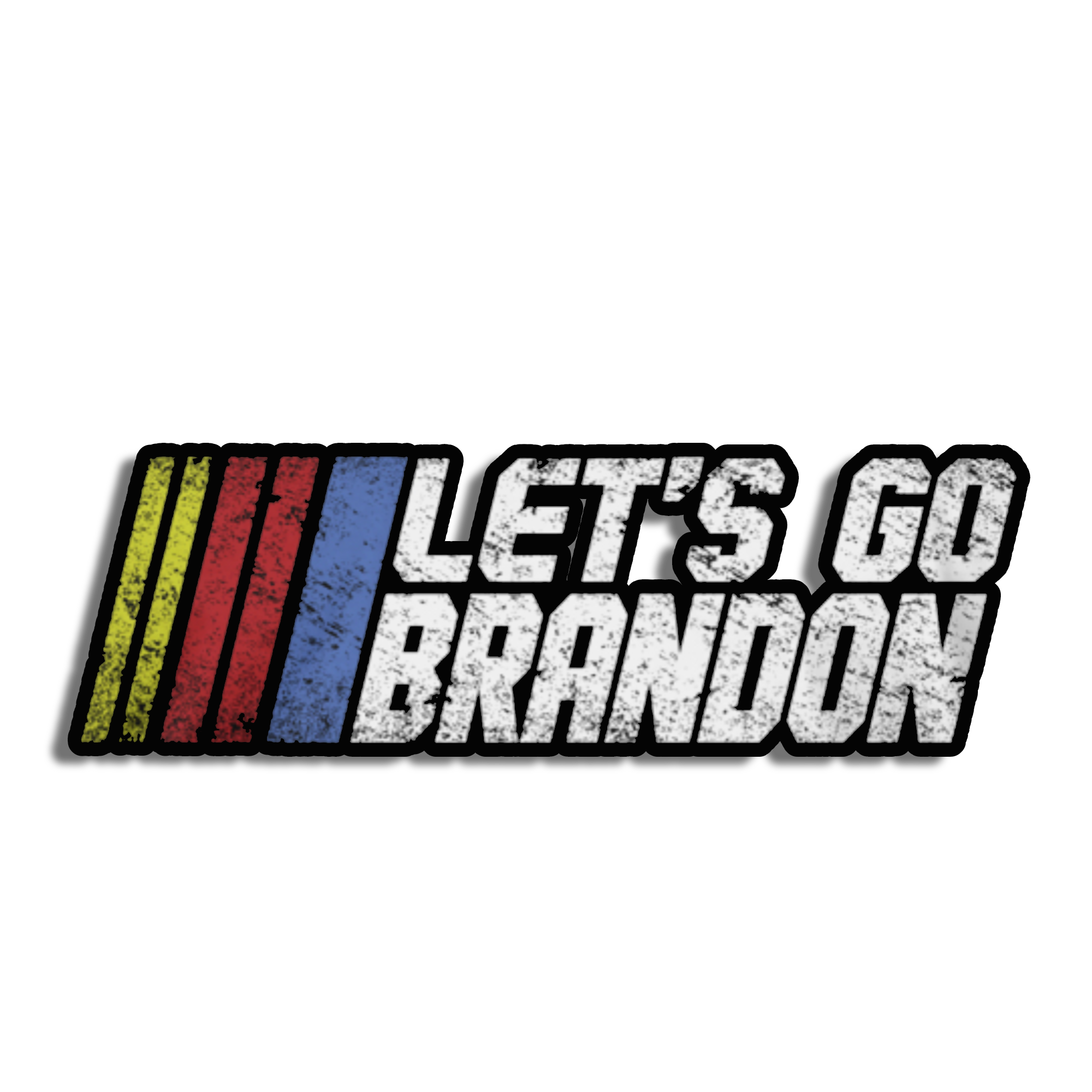 Image of Let's Go Brandon Original Decal (not for sale)