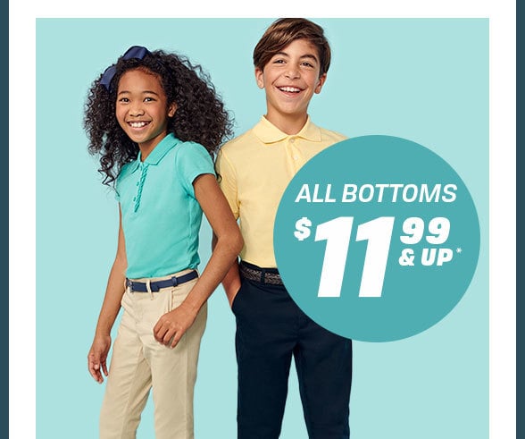 $11.99 & Up All Uniform Bottoms