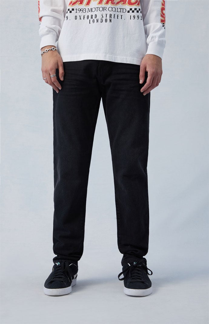 Image: Comfort Stretch Black Athletic Slim Jeans