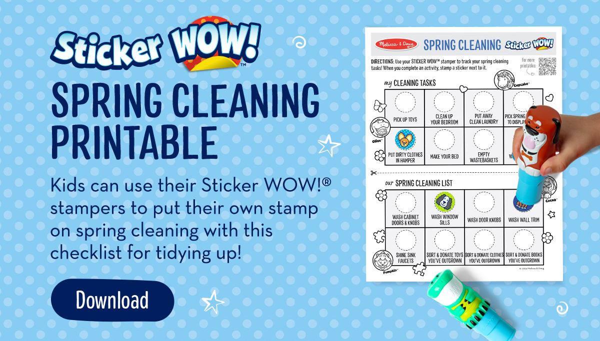 free spring cleaning printables - download now