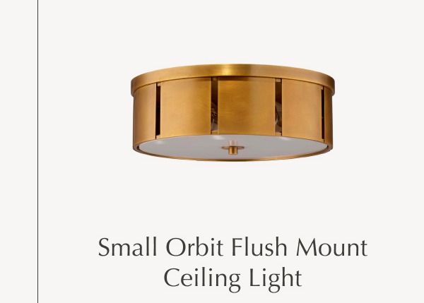 Small Orbit Flush Mount Ceiling Light