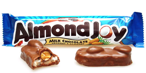 125022 - Almond Joy Candy Bars: 36-Piece Box