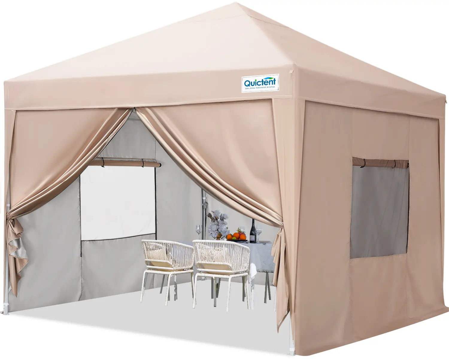 Privacy 10' x 10' Pop Up Canopy with Sides