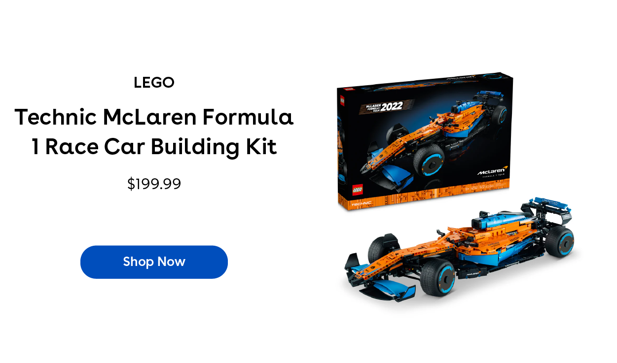 LEGO Technic McLaren Formula 1 Race Car Building Kit $199.99