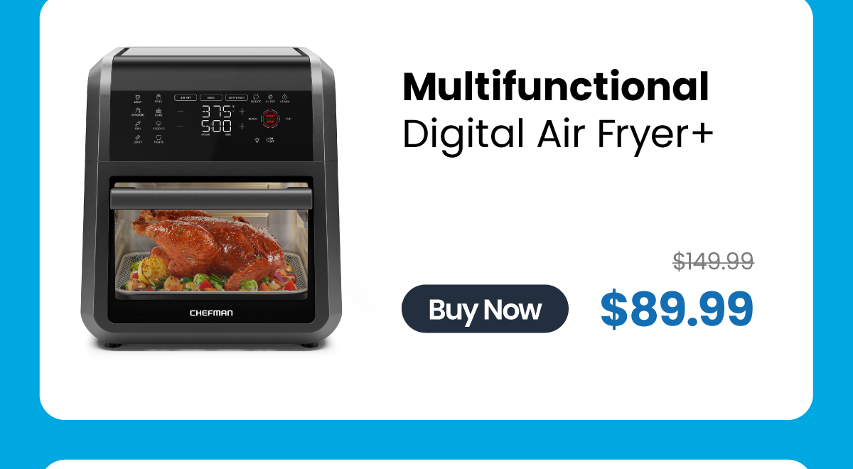 Chefman Multifunctional Digital Air Fryer+