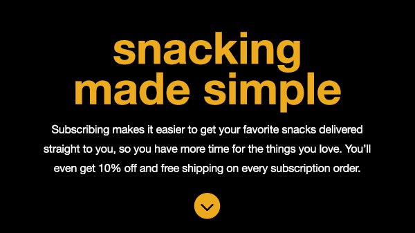 snacking made simple