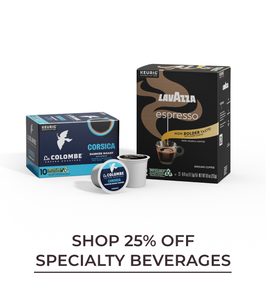 Shop 25% off specialty beverages with code 25OFFSPRING